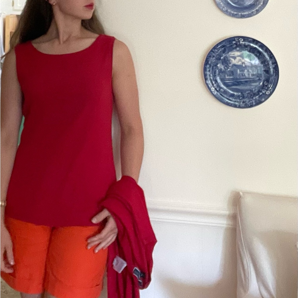 Raspberry Cardigan And Shell Set - image 6